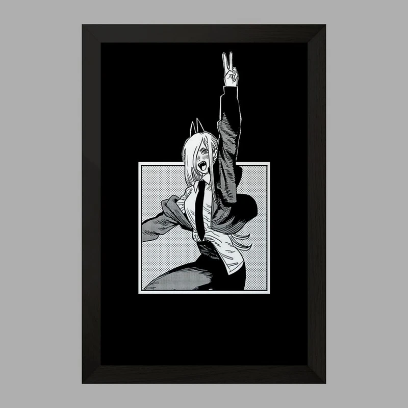 تابلو خندالو مدل پاور انیمه مرد اره ای Chainsaw Man  کد 17952