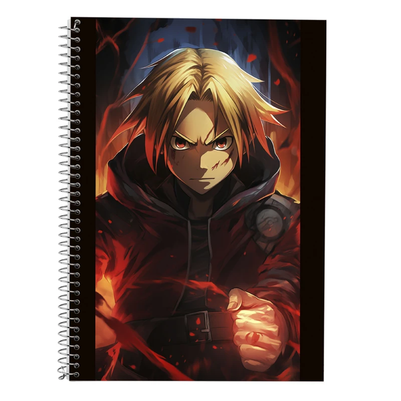 دفتر لغت 50 برگ مدوپد طرح Fullmetal Alchemist کد DF2257