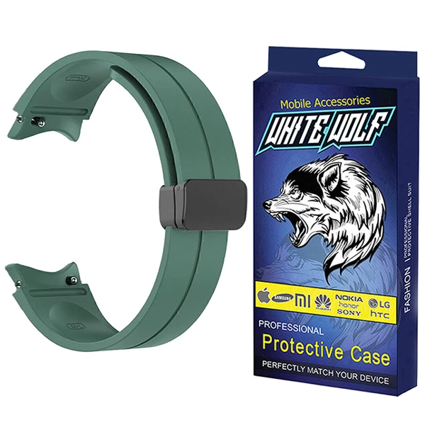 بند وایت ولف مدل WB-MAGNET-W مناسب برای ساعت هوشمند سامسونگ Galaxy Watch 5 40mm / 44mm