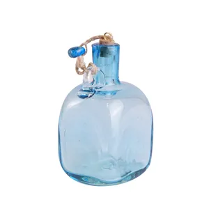 بطری شیشه ای مدل مکعب دسته دار
