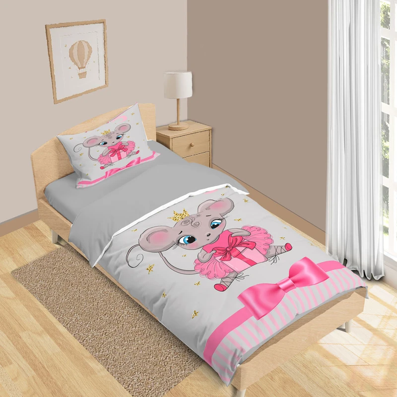 سرویس روتختی 1 نفر 5 تکه نوپه هوم مدل موش T6325