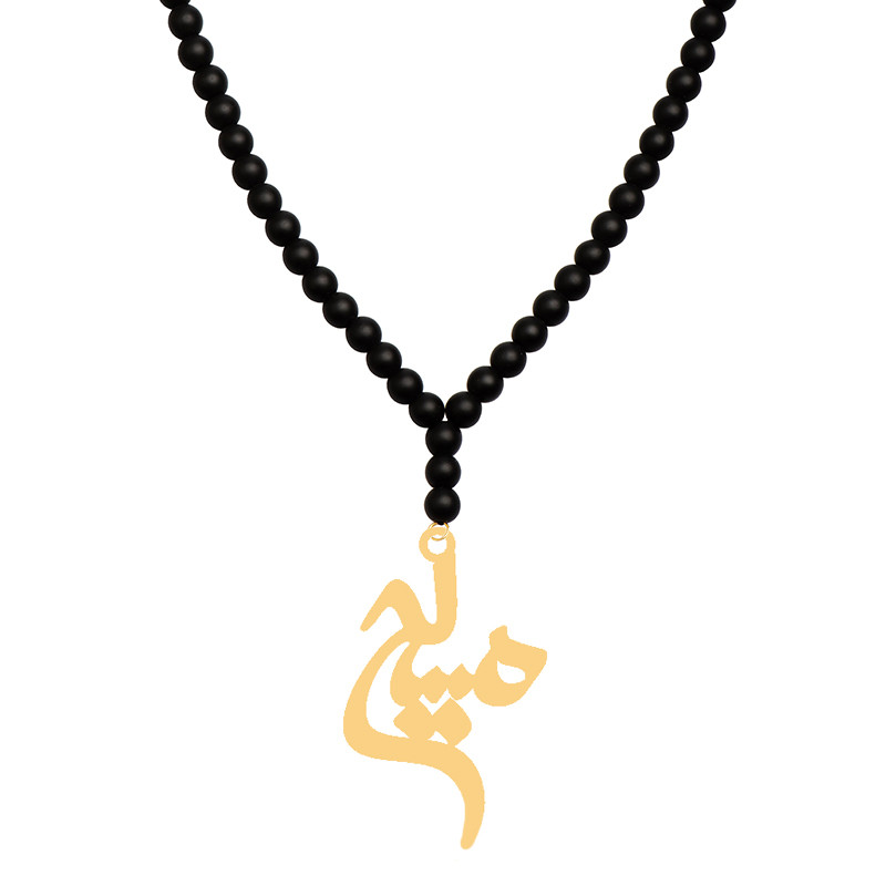 گردنبند طلا 18 عیار زنانه کرابو طرح مسیح مدل Kr71414