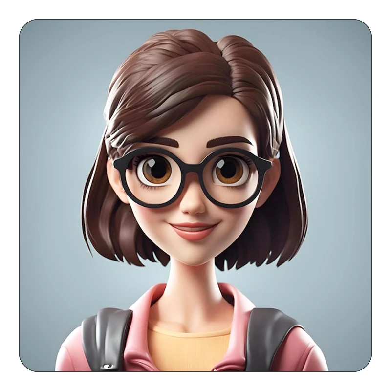 مگنت کاکتی طرح دختر مدل mp64294