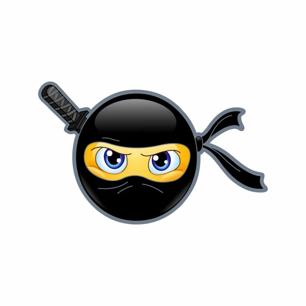 برچسب بدنه موتور سیکلت طرح ninja emoji کد 133