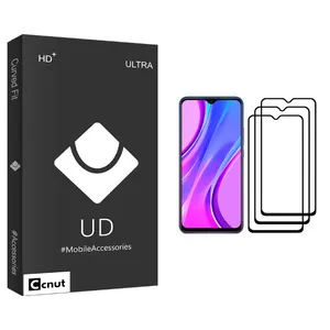 Coconut UD Black Screen Protector For Xiaomi Redmi 9 Pack Of 3