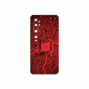 MAHOOT Red Printed Circuit Board Cover Sticker for Xiaomi Mi Note 10