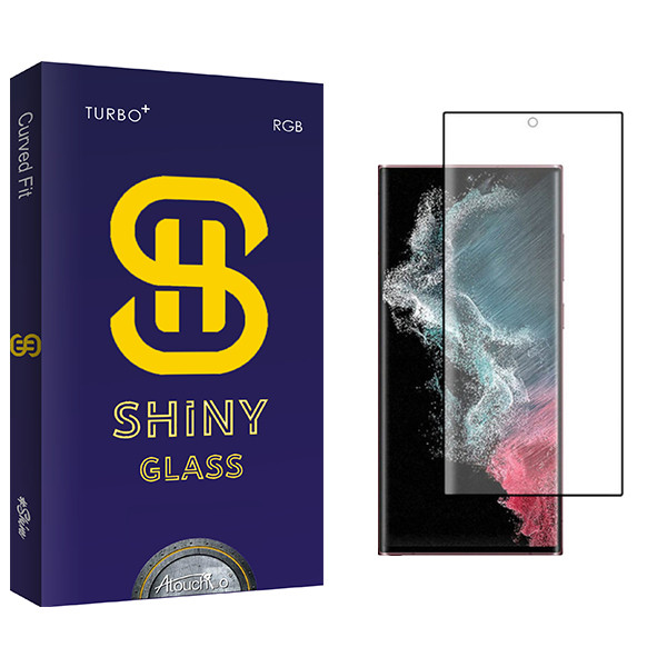 محافظ صفحه نمایش آتوچبو مدل Shiny Glass مناسب برای گوشی موبایل سامسونگ Galaxy S22 Ultra