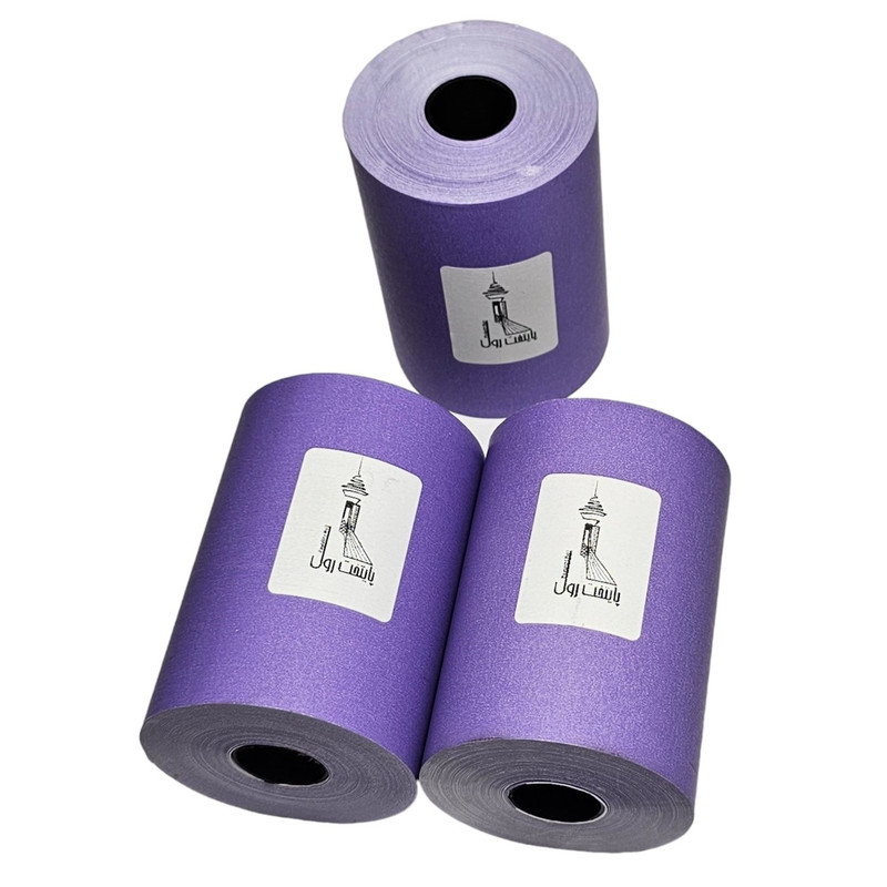 کاغذ پرینتر حرارتی پایتخت رول مدل Pr80mm بسته 30 عددی