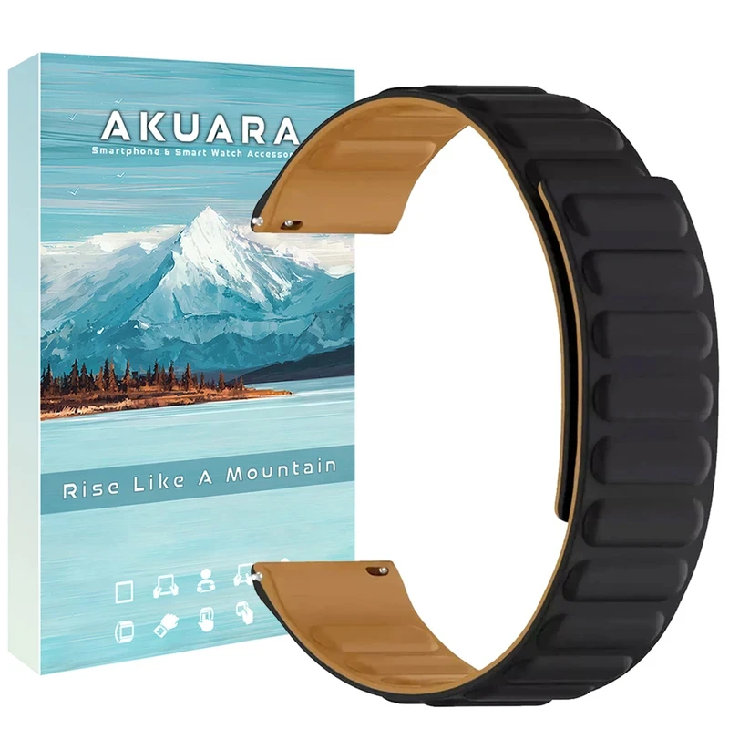 بند آکوآرا مدل Loop Magnet AK مناسب برای ساعت هوشمند شیائومی Redmi Watch 5 Active / Redmi Watch 5 Lite سایز 22mm