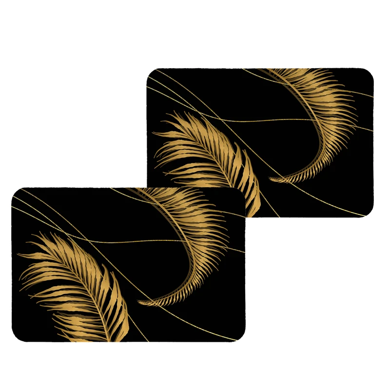 زیربشقابی طرح برگ کد 8999 بسته 2 عددی 