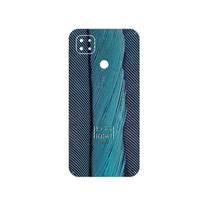 MAHOOT Turquoise feathers Cover Sticker for Xiaomi Poco C31