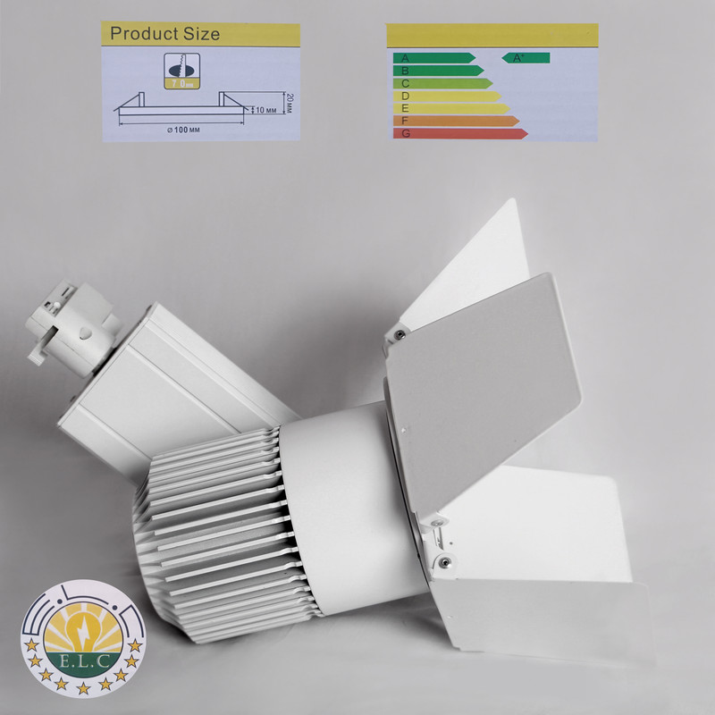 چراغ ریلی 30 وات ای ال سی  مدل 405WH کد E.L.C COB
