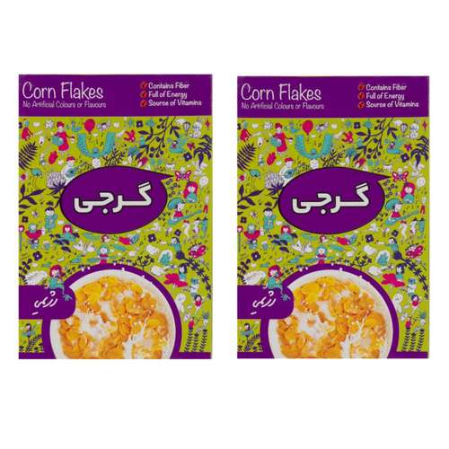 کورن فلکس رژیمی گرجی -300 گرم بسته 2 عددی