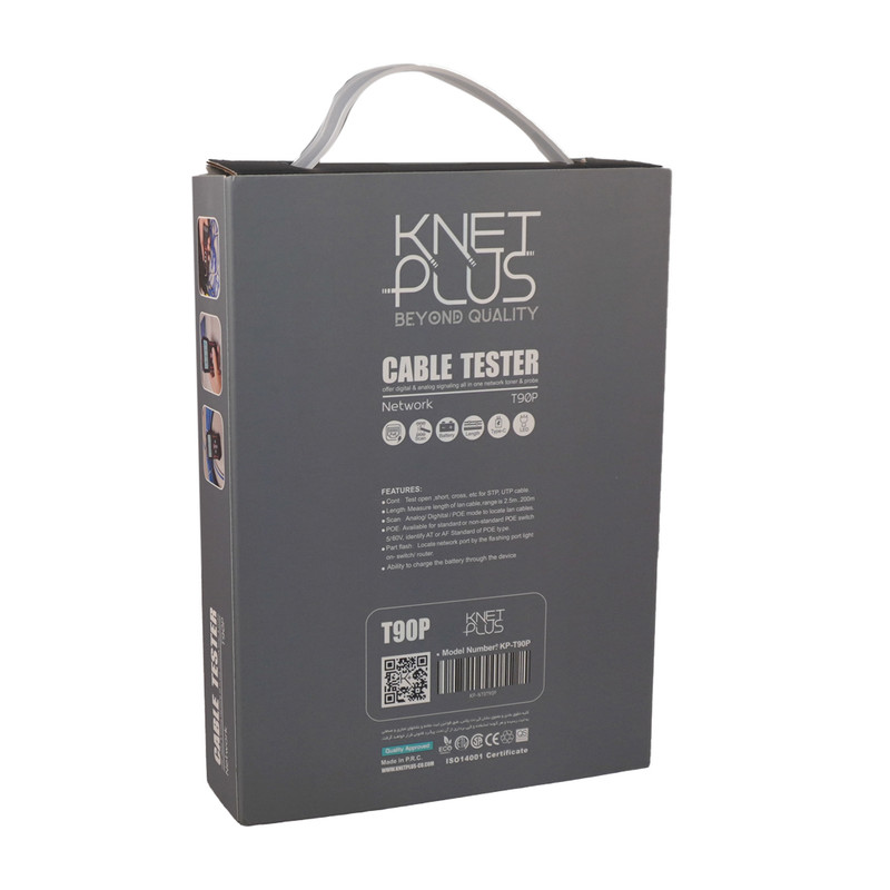 تستر کابل شبکه کی نت پلاس مدل KP-T90P