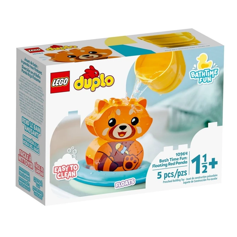 لگو طرح Duplo مدل Bath Time Fun: Floating Red Panda کد 10964