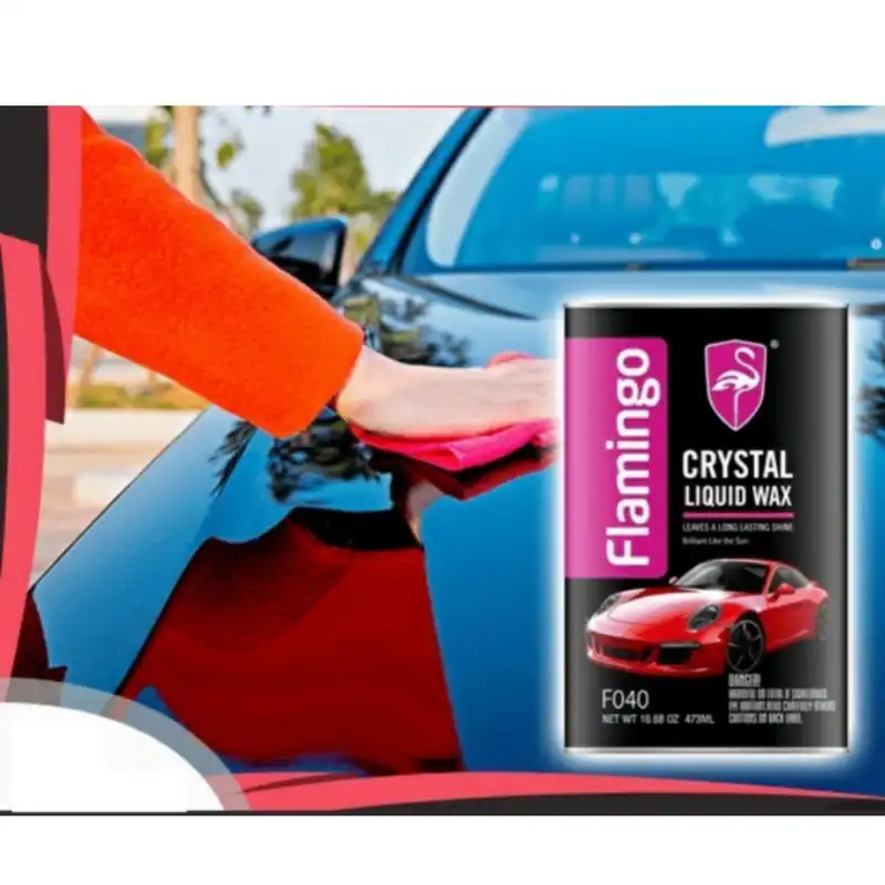 واکس بدنه سرامیک و ابگریز خودرو فلامینگو مدل F040 حجم 473 میلی لیتر