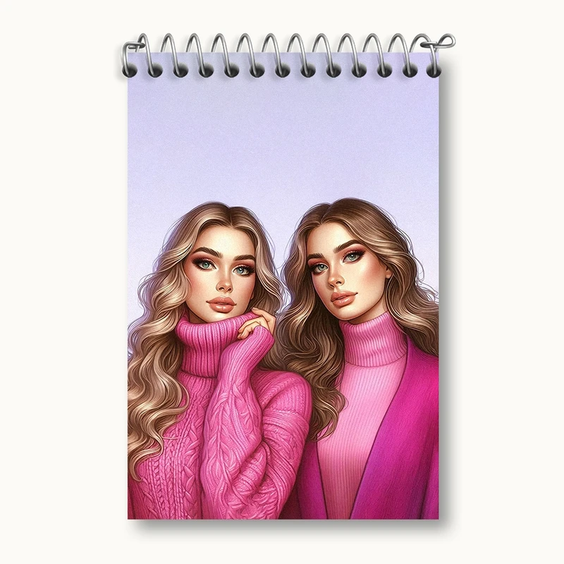 دفتر یادداشت 50 برگ خندالو مدل دخترانه کد F2741