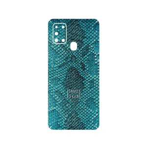 MAHOOT Blue Snake Skin Cover Sticker for Samsung Galaxy A21s