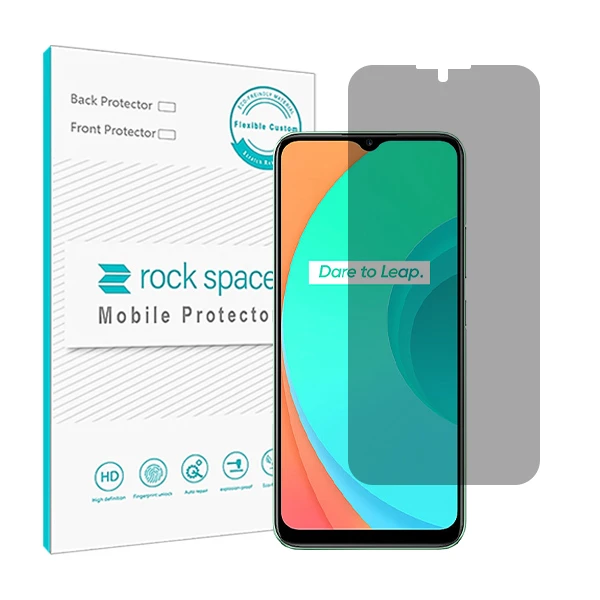 محافظ صفحه نمایش پرایوسی راک اسپیس مدل HyPRV مناسب برای گوشی موبایل ریلمی C11