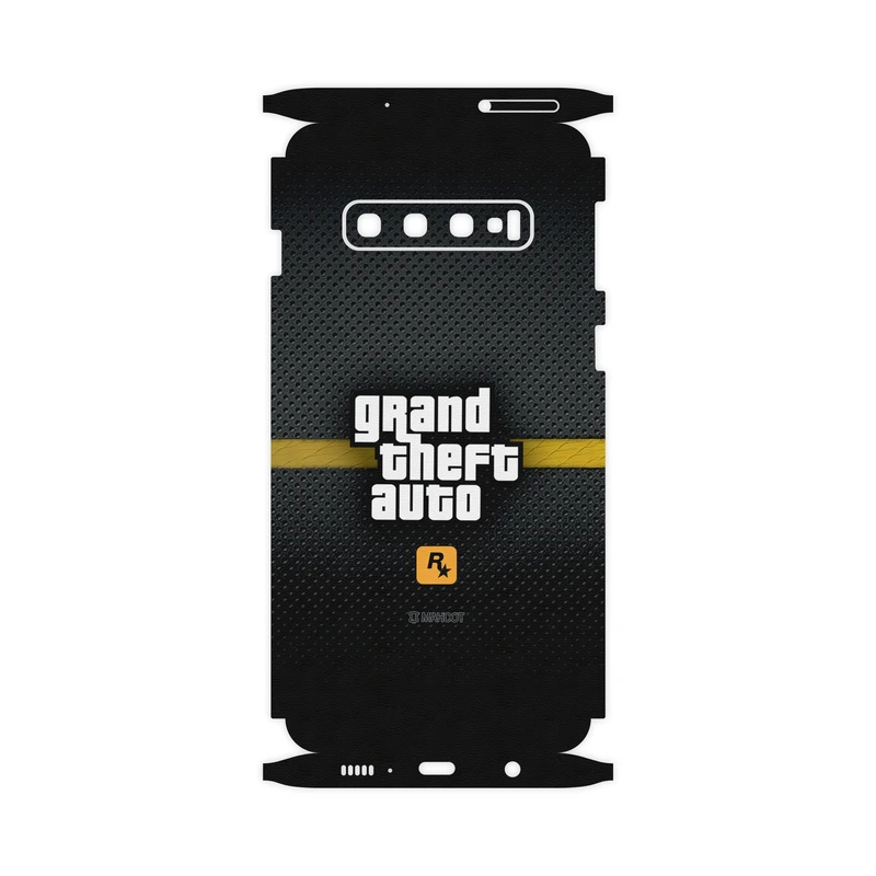 برچسب پوششی ماهوت مدل GTA-Game-FullSkin مناسب برای گوشی موبایل سامسونگ Galaxy S10