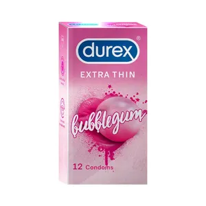 کاندوم دورکس مدل Extra Thin bubblegum بسته 12 عددی