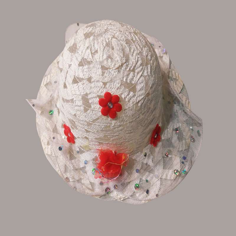 کلاه دخترانه مدل حصیری رز