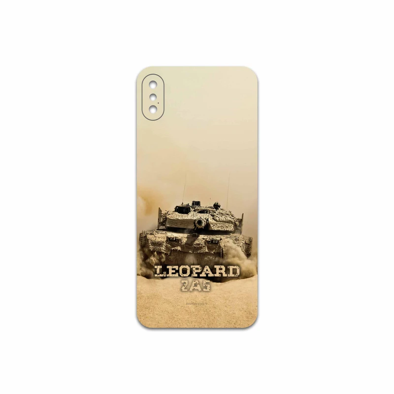 برچسب پوششی ماهوت مدل Leopard 2A5 tank مناسب برای گوشی موبایل اپل iPhone X