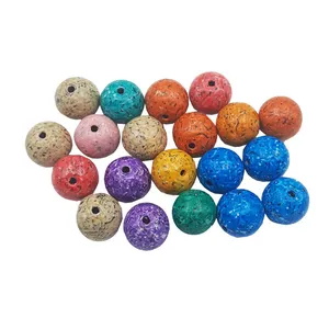 مهره دستبند طرح توپ رنگین کد MO 1032 بسته 20 عددی 