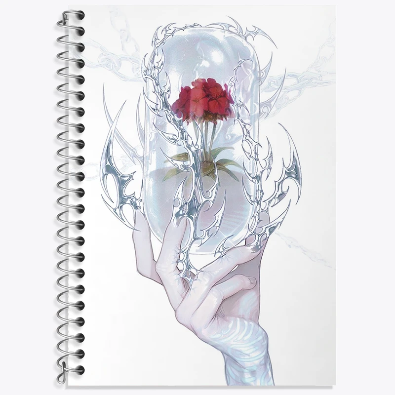 دفتر زبان 50 برگ خندالو مدل دو خط طرح میلینز انیمه تریگان (Trigun) کد 36250