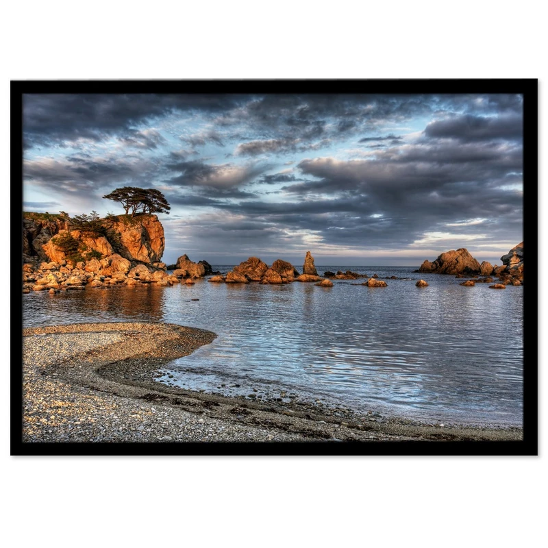 تابلو بکلیت طرح طبیعت ساحل دریا مدل B-S1182