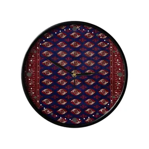ساعت دیواری مدوپد طرح فرش ترکمان مدل C-Torkaman02