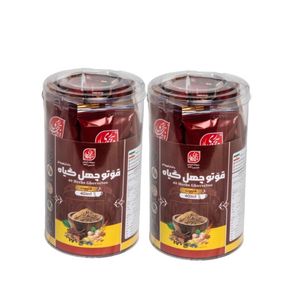 قاووت چهل گیاه ساشه ممتاز رضا بیجاری کرمان - 400 گرم بسته دو عددی