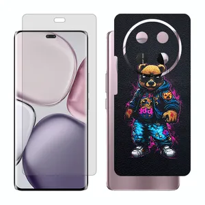 Glass Together model matte screen protector suitable for Honor X9c mobile phone with back cover sticker
