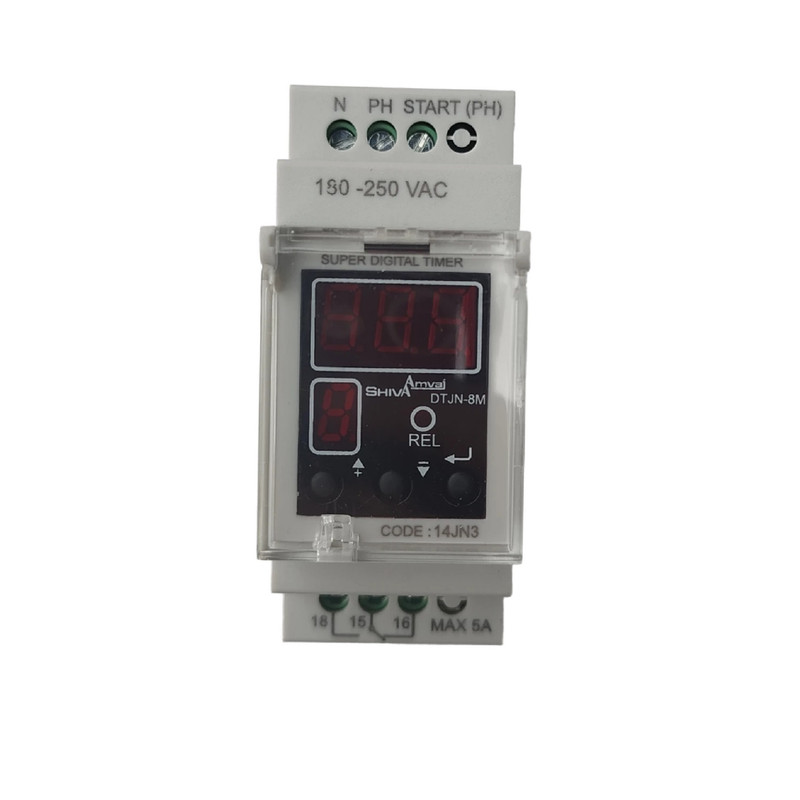 سوپر تایمر دیجیتال شیوا امواج سری N مدل DTJN-8M کد 14JN3 بسته پنج عددی