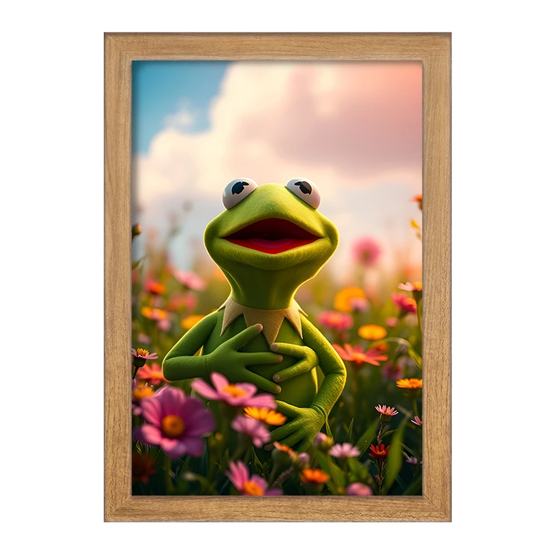 تابلو خندالو مدل کرمیت قورباغه (Kermit) کد F11672