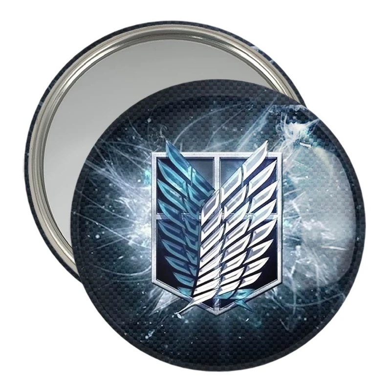 آینه جیبی خندالو مدل نماد آزادی انیمه اتک آن تایتان Attack on Titan  کد 11016
