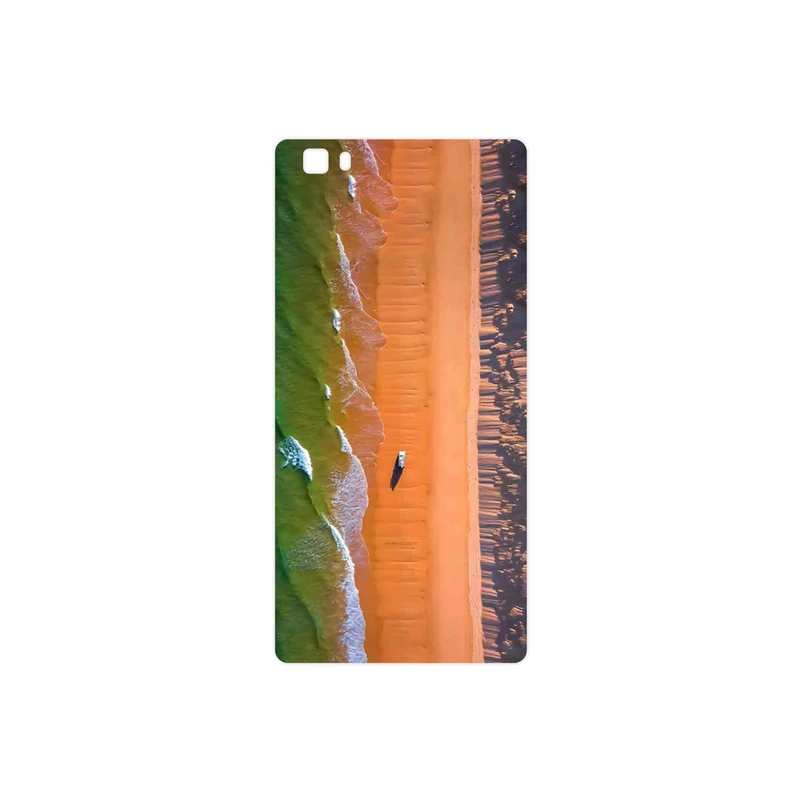 برچسب پوششی ماهوت مدل Beach and Green Sea مناسب برای گوشی موبایل هوآوی P8 Lite