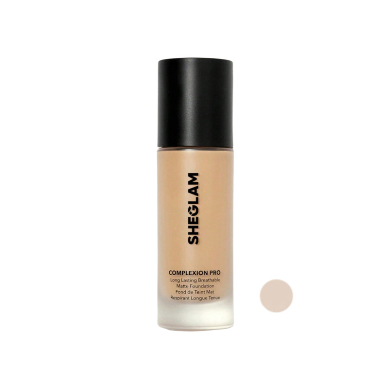 کرم پودر مایع Spf15 شیگلم مدل Complexion Pro Matte Chantilly مناسب پوست چرب و مختلط رنگ کرم روشن شماره 02 حجم 30 میلی لیتر