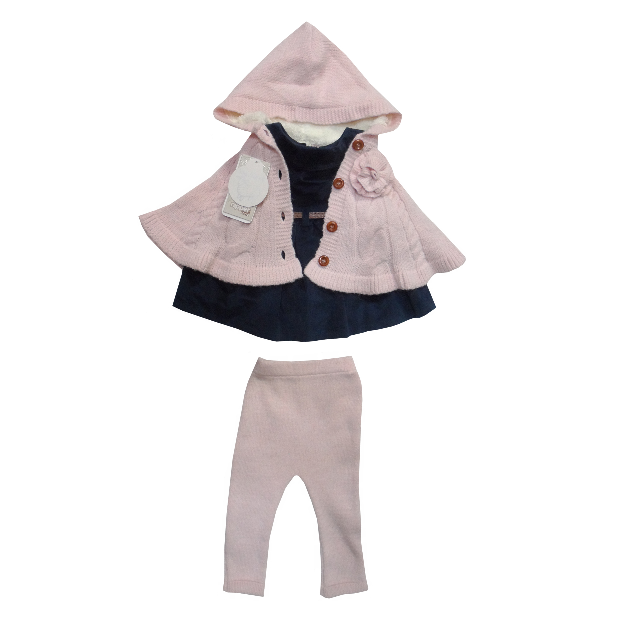 ست 3 تکه لباس نوزادی نیپرلند مدل 6465