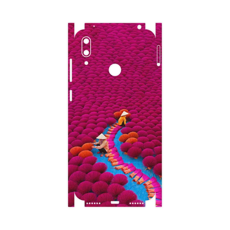 برچسب پوششی ماهوت مدل Vietnam Incense Wood Farms-FullSkin مناسب برای گوشی موبایل هوآوی Y7 Prime 2019