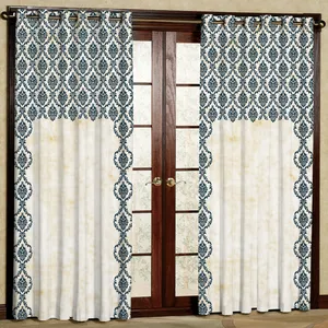 پرده مدل هازان پانچی کد 4347 سایز 140x200 سانتی متر