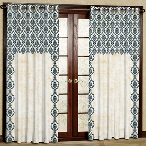 پرده مدل مخمل پانچی کد 4347T2 سایز 200x140 سانتی متر