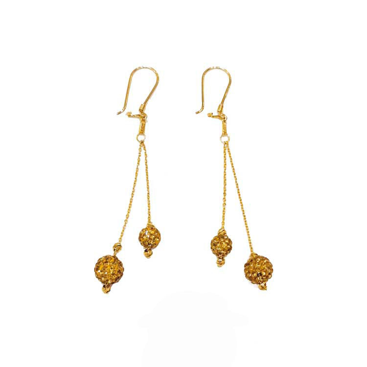 گوشواره طلا 18 عیار زنانه دوست خوب مدل dk479