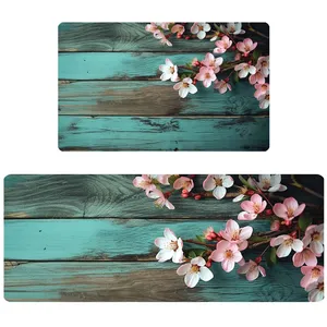 پادری مدل آشپزخانه رویه مخمل طرح ترک کد 2506 مجموعه دو عددی