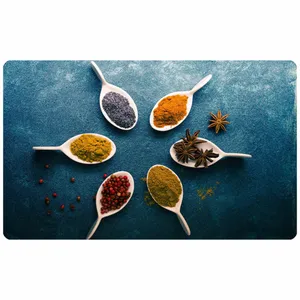 آبگیر کنار سینک مدل سه لایه رویه مخمل طرح ادویه کد 2619