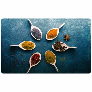 آبگیر کنار سینک مدل سه لایه رویه مخمل طرح ادویه کد 2619