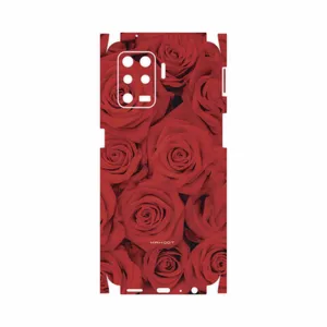 MAHOOT Red-Flower-FullSkin Cover Sticker for Oppo A94 4G