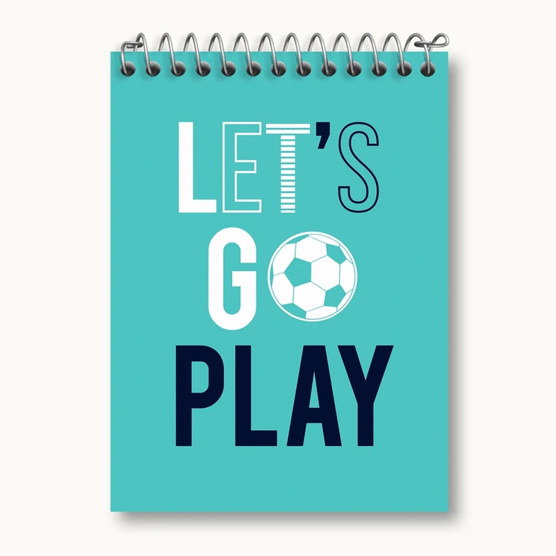 دفتر یادداشت 50 برگ خندالو مدل فوتبال Football کد 25976