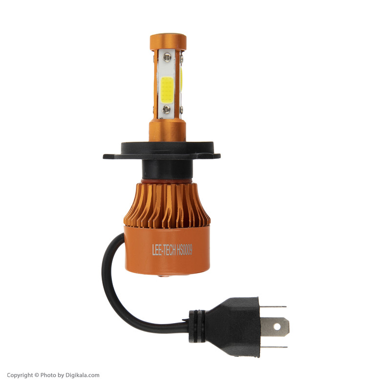 لامپ هدلایت خودرو لی تک مدل H4 بسته دو عددی