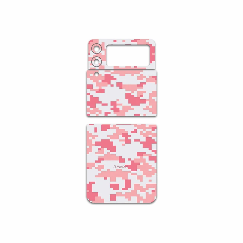 برچسب پوششی ماهوت مدل Army-Pink-pixel مناسب برای گوشی موبایل سامسونگ Galaxy Z Flip3 5G